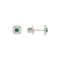 Earrings Crivelli SMERALDO in Gold Smeraldo 0.07 Ct 370-XE3291 - 370-XE3291